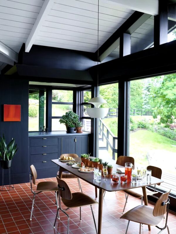 Eames Molded Plastic Dining Chair (EC-127), Upholstered