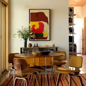 photo_5913318249267400099_y Eames Molded Plywood Dining Chair Metal Base (DCM), Upholstered
