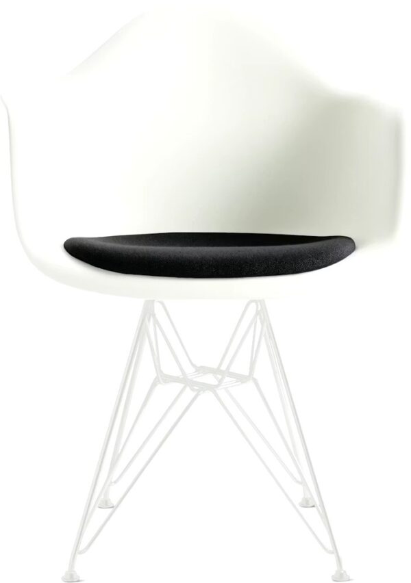 photo_5913318249267400130_y Eames Molded Plastic Armchair with Seat Pad