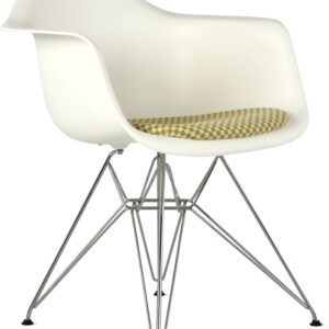 photo_5913318249267400132_y Eames Molded Plastic Armchair with Seat Pad