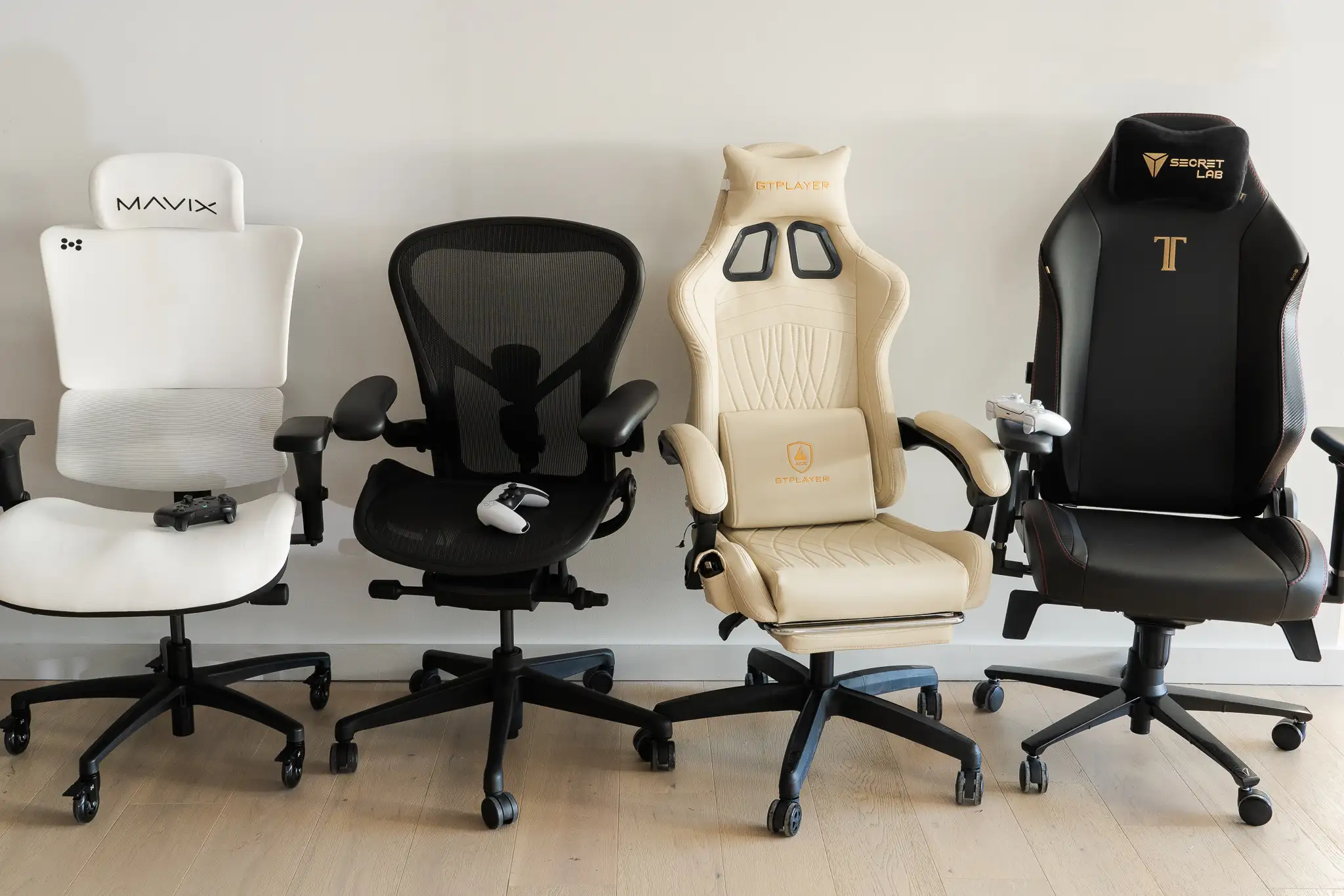 Premium gaming chair with lumbar support and reclining ergonomic design